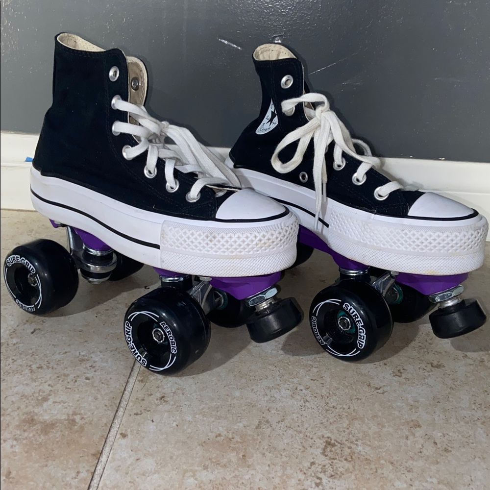 *Viral* Feel Your Soul Converse Roller Skates!!lWomens 5.5 / Mens 3.5 - Picture 2 of 7